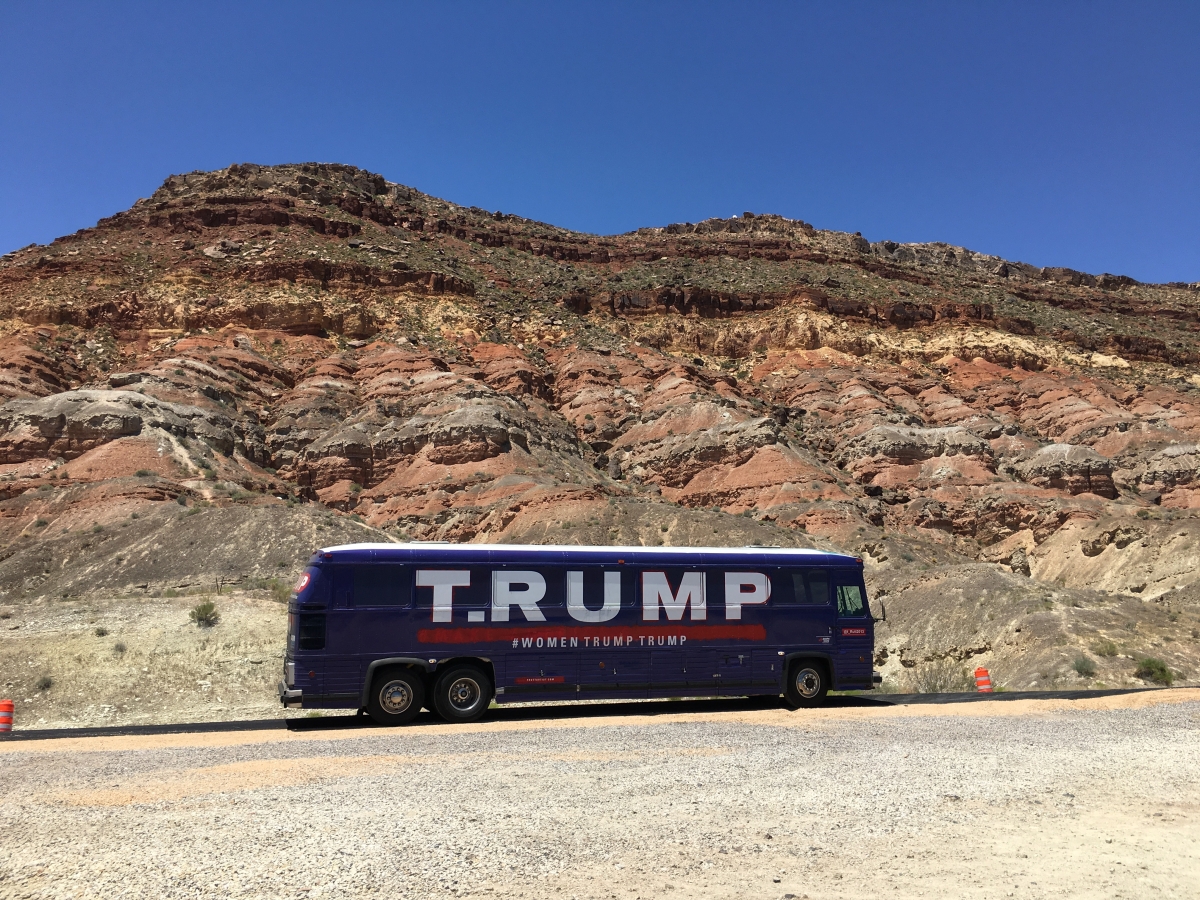T.RUMP bus in California